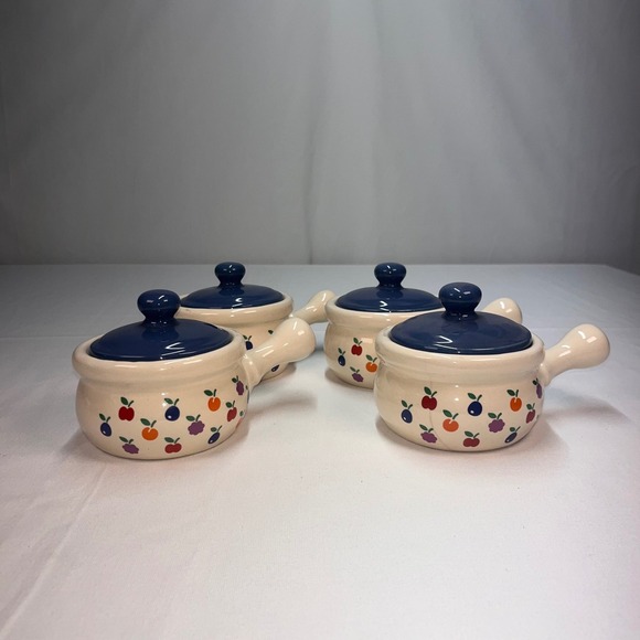 Avenue Other - Vintage Set of 4 New Avenues Orchard Soup Bowls.
